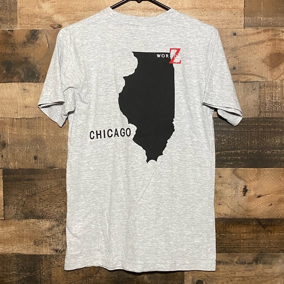 WORLD WAR Z Chicago T-Shirt Size Small - Picture 2 of 2